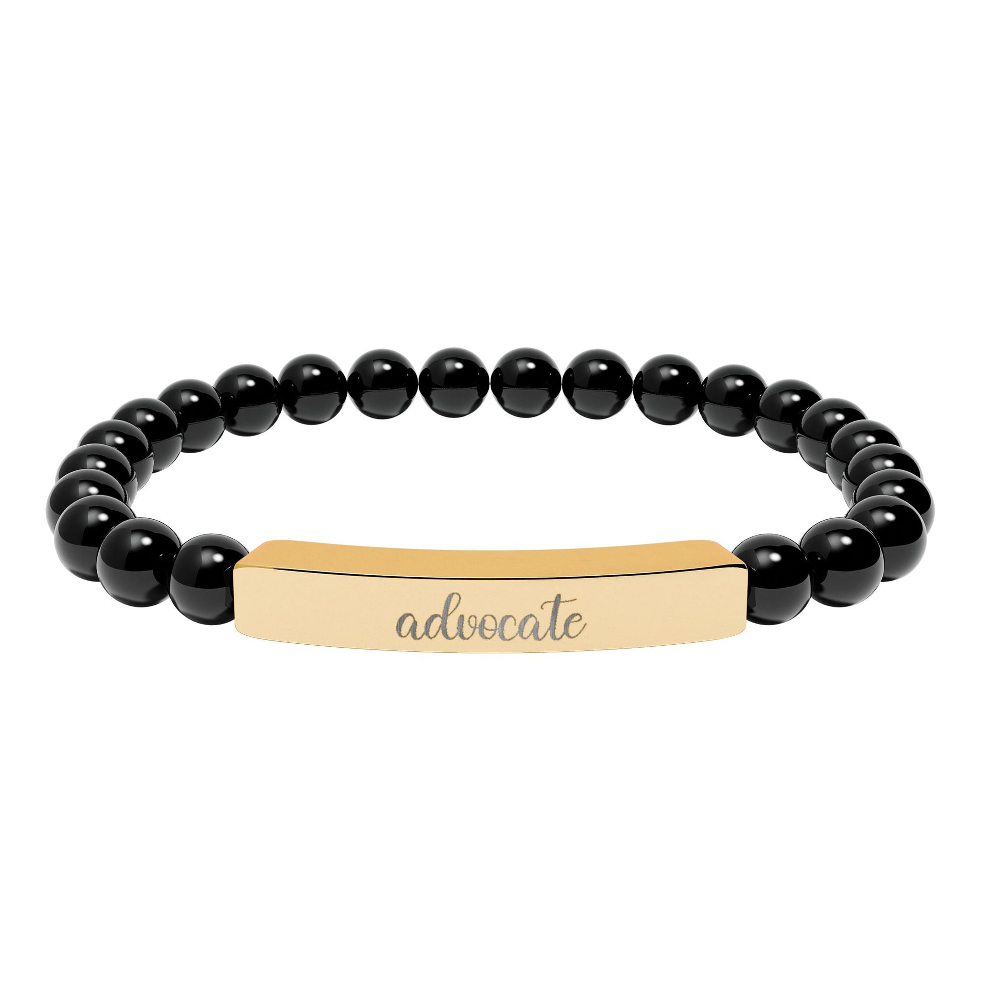 Advocate Natural Stone Bar Bracelet Printify