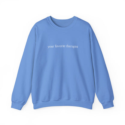 Your Favorite Therapist Crewneck Printify