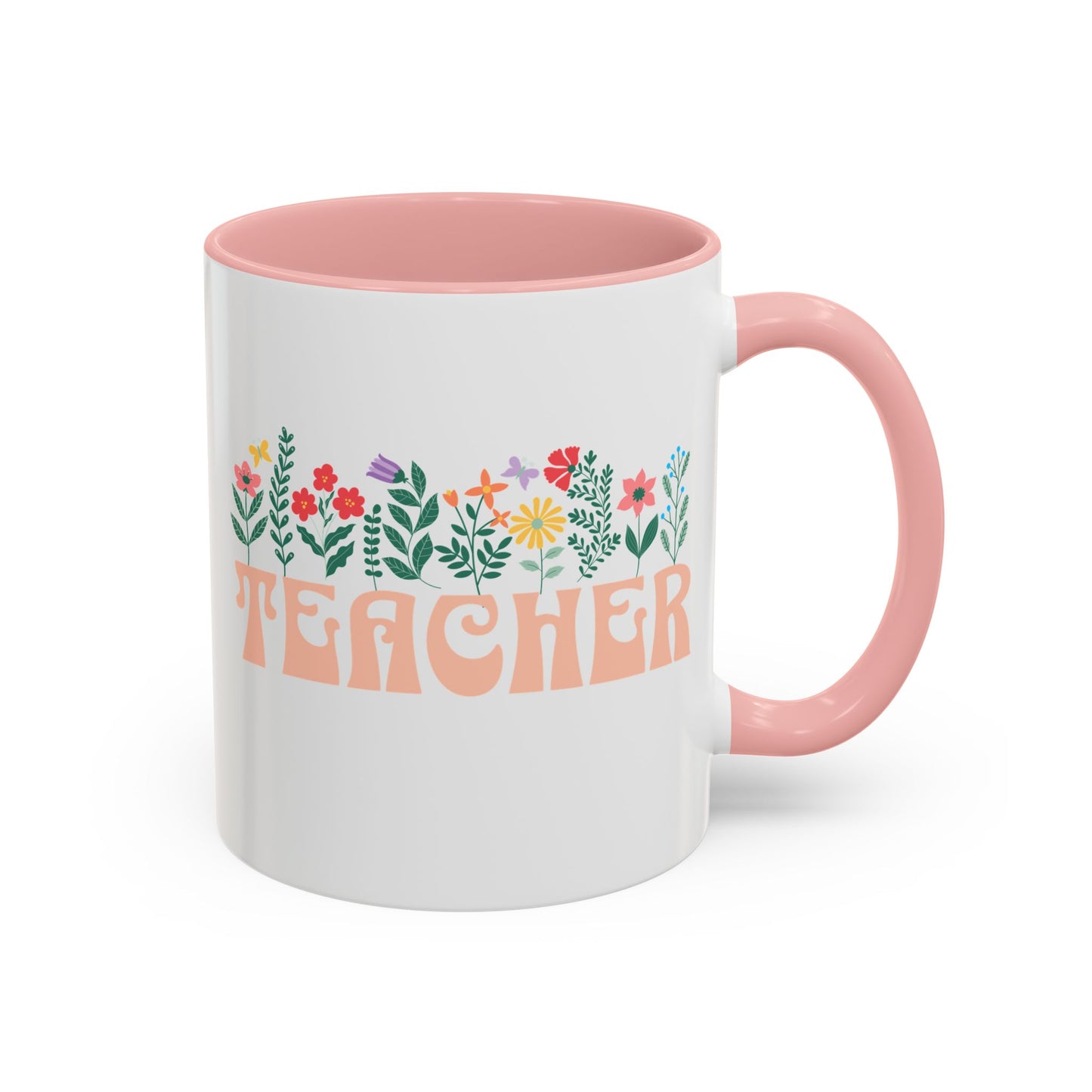 Floral Teacher Mug (11oz)