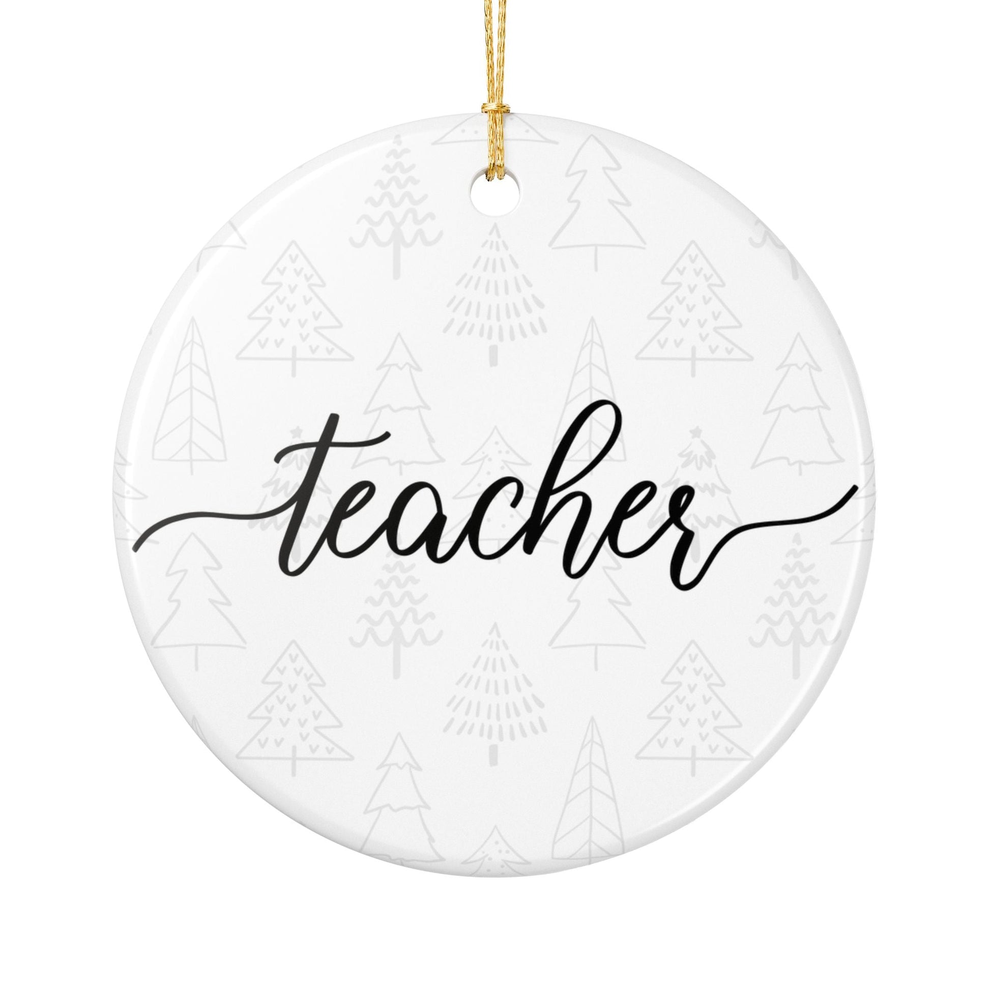 Teacher Ornament Printify