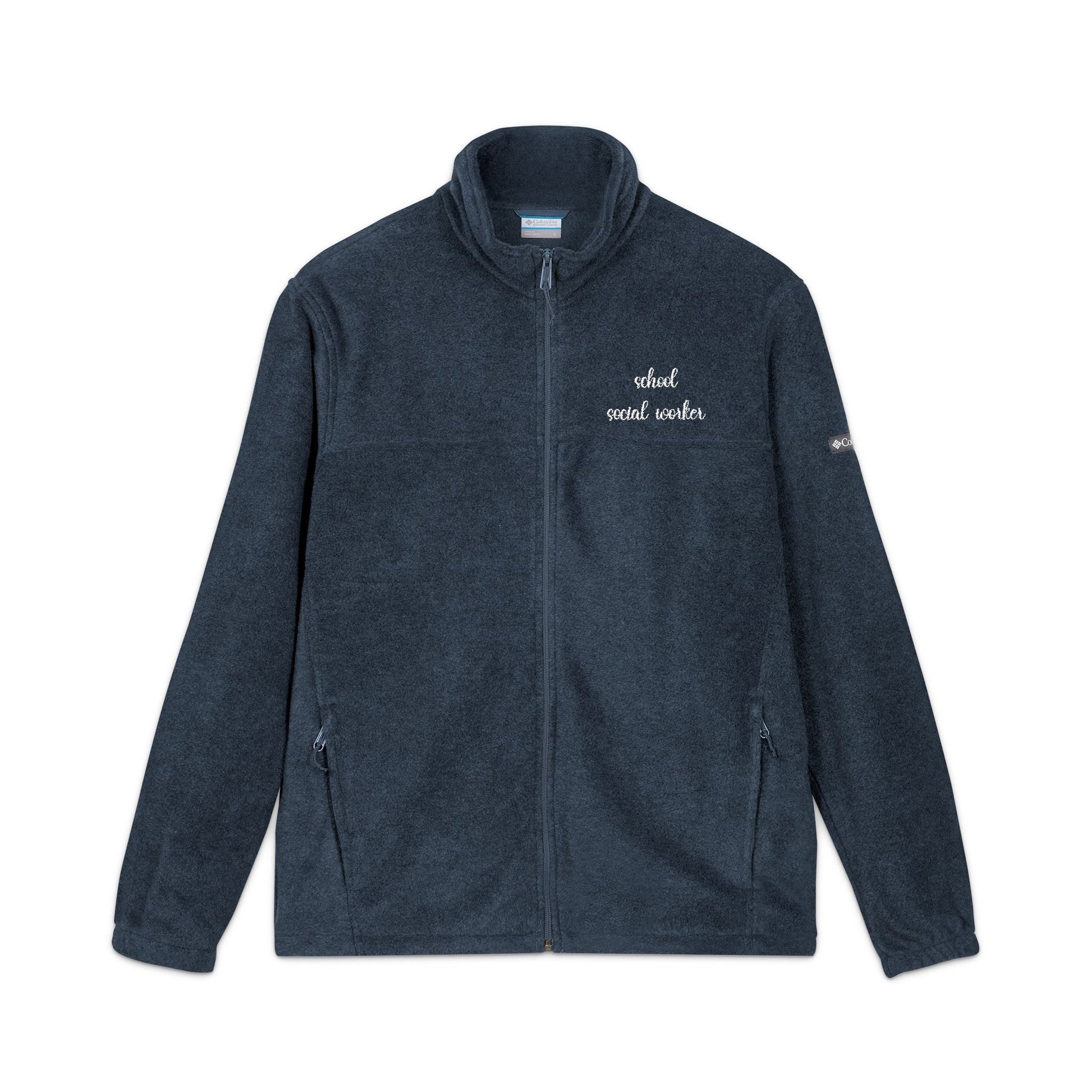 School Social Worker Unisex Columbia Fleece Jacket (Embroidered) Printify