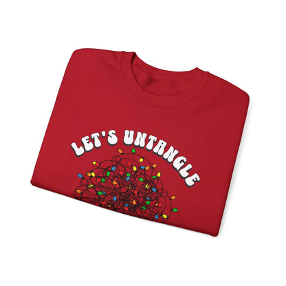 Let’s Untangle Your Feelings Crewneck Printify