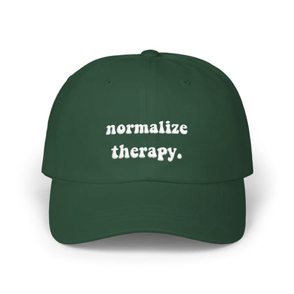 Normalize Therapy Embroidered Hat Printify