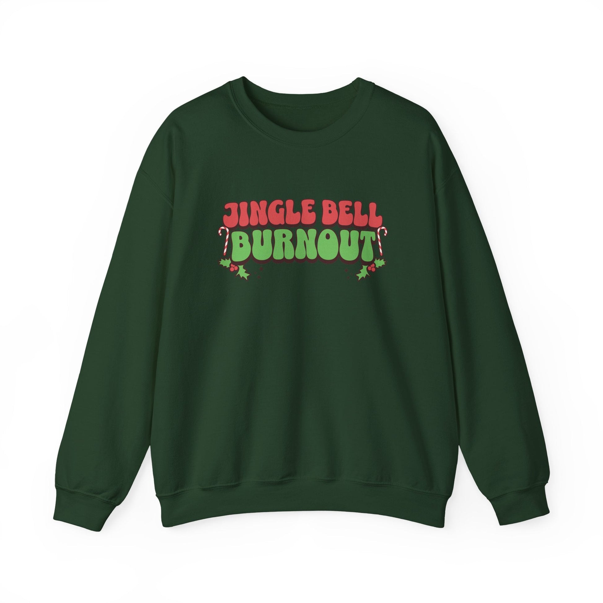 Jingle Bell Burnout Crewneck Printify