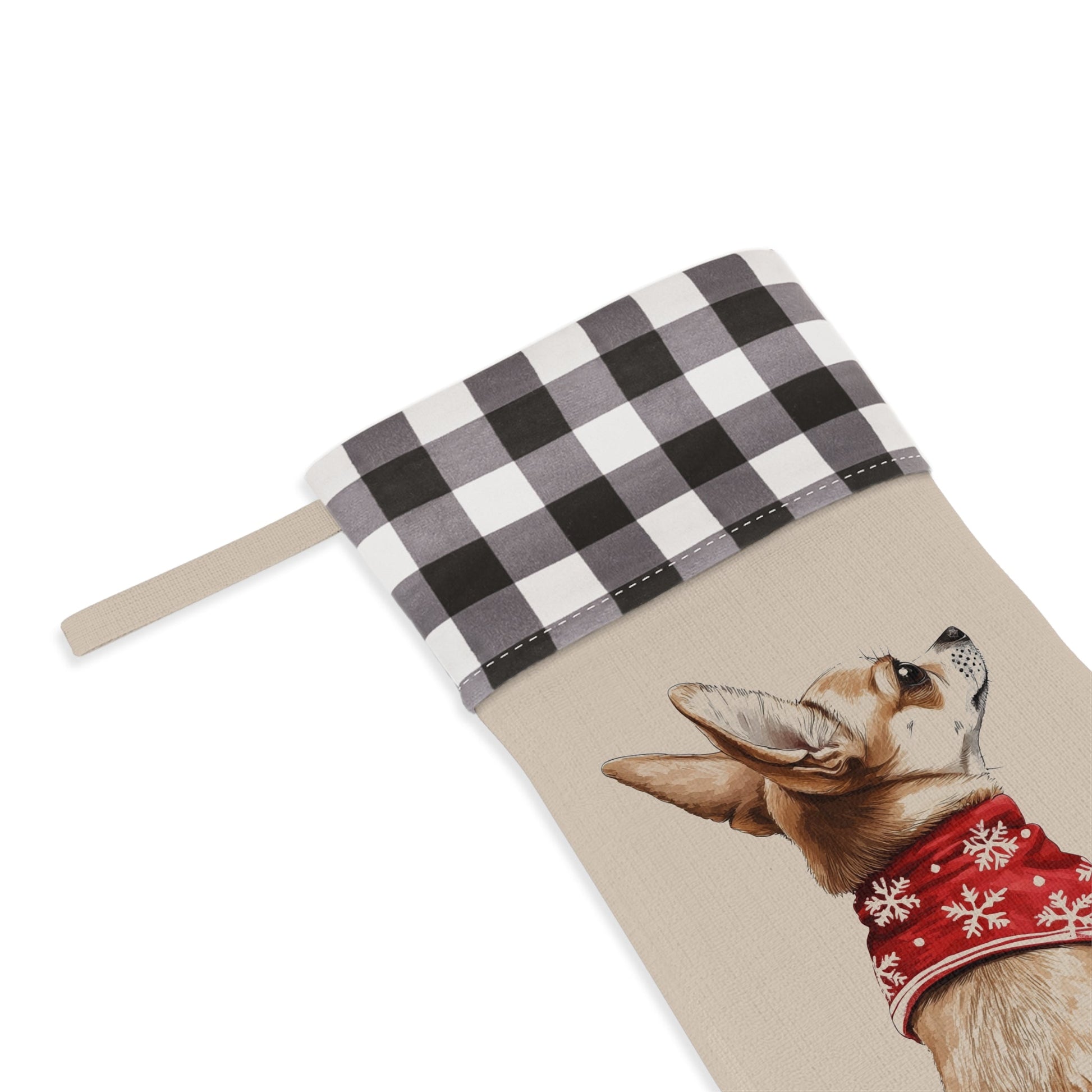 Chihuahua Christmas Stocking - Personalization Available! Printify