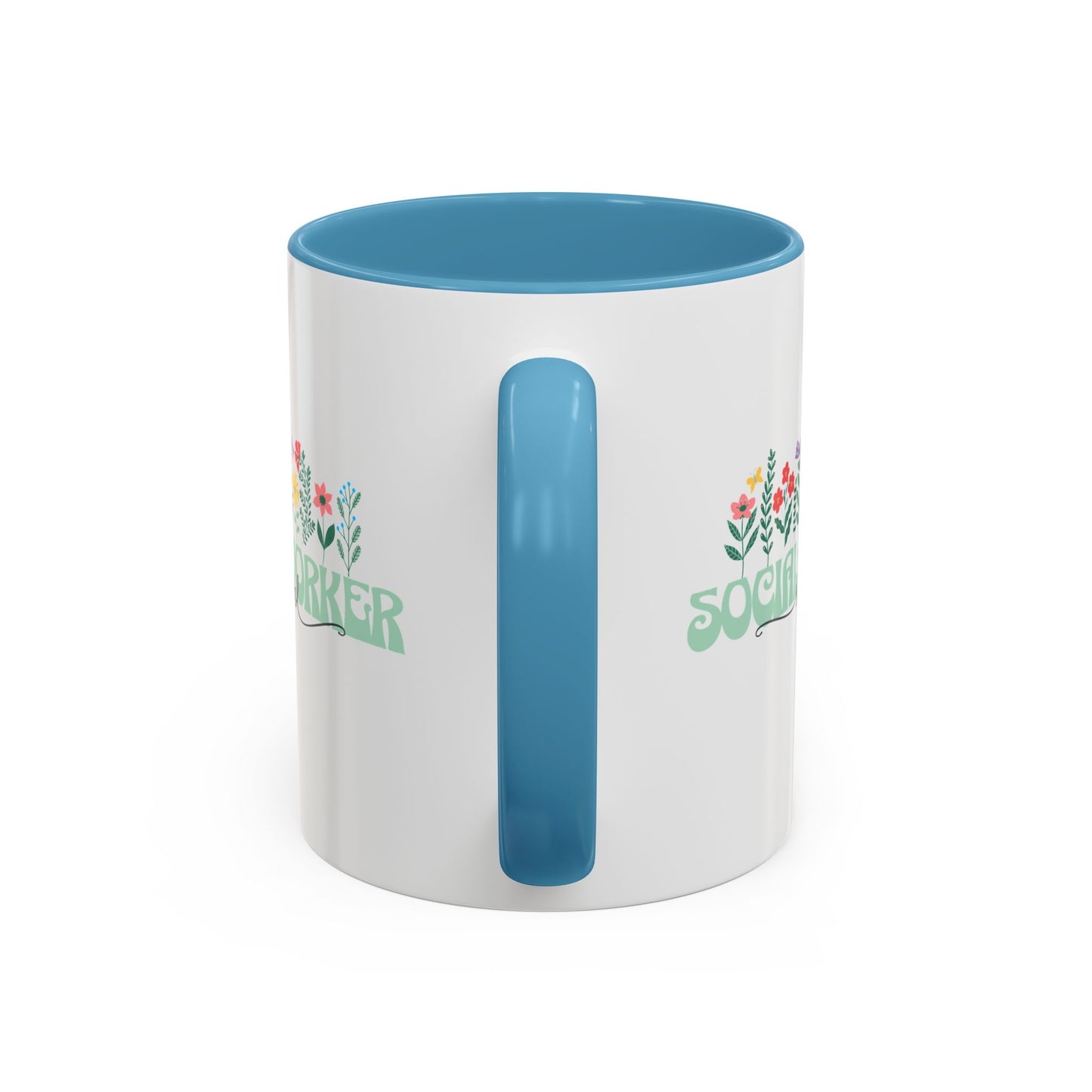 Floral School Social Worker Mug (11oz)