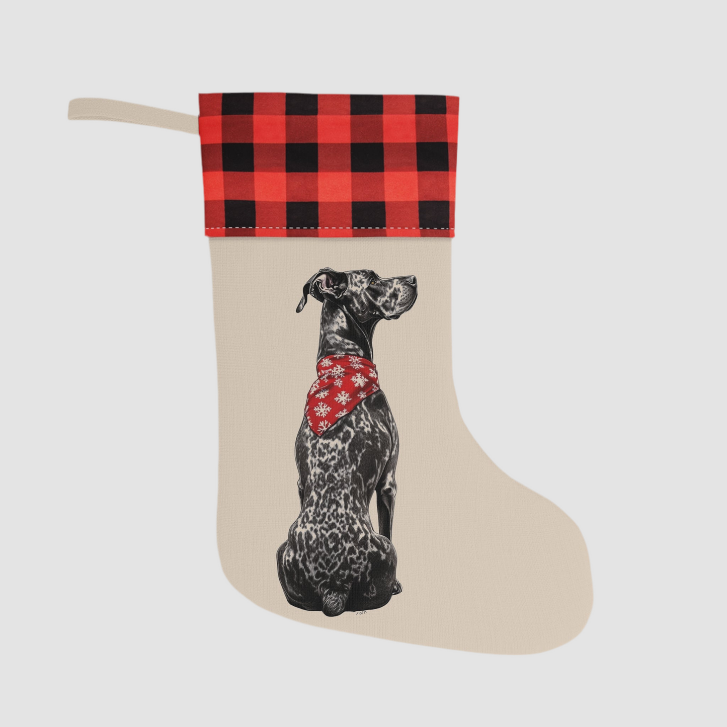 Great Dane Christmas Stocking - Personalization Available!