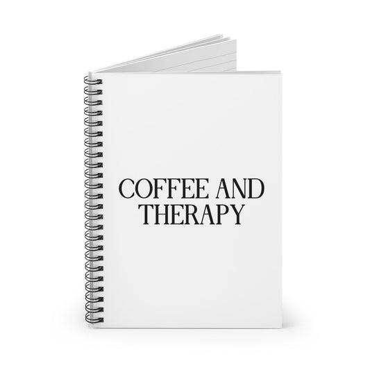 Coffee and Therapy Notebook