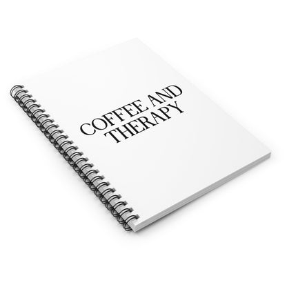 Coffee and Therapy Notebook