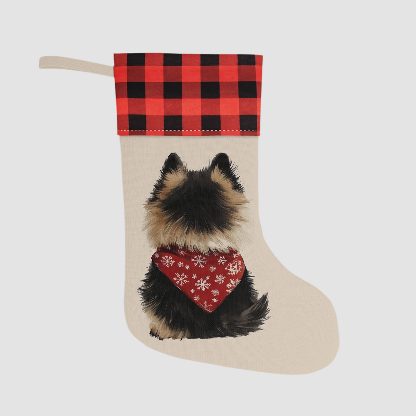 Pomeranian Christmas Stocking - Personalization Available!