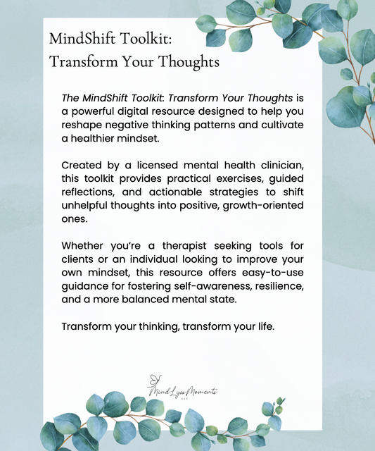 MindShift Toolkit: Transform Your Thoughts