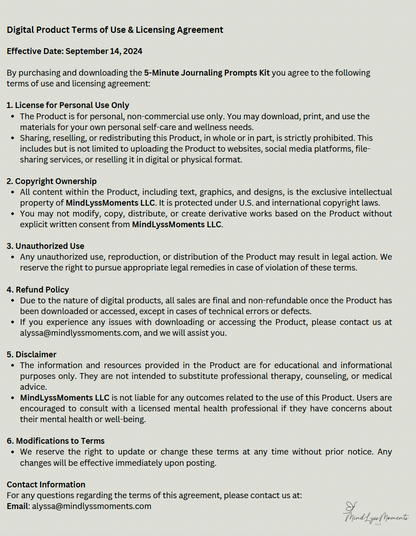 50 - 5-Minute Journaling Prompts