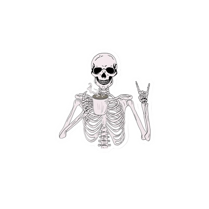 Skeleton Vinyl Decal - MindLyssMoments LLC