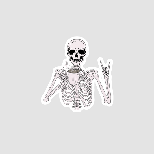 Skeleton Vinyl Decal